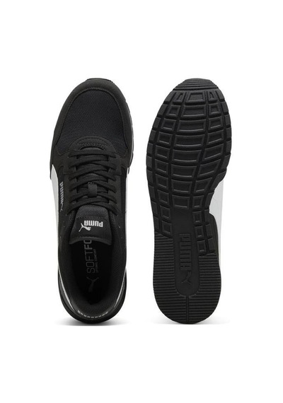 Puma 39966601 St Runner V4 Mh Black Whıte Sılver Kadın Sneaker Siyah