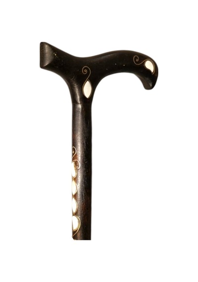 Nusnus Ve Telkari İşlemeli İnce Baston No2 92 CM