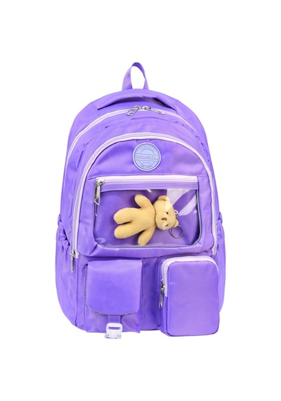 Miço Kids Çok Gözlü Okul Sırt Çantası Kız Mor