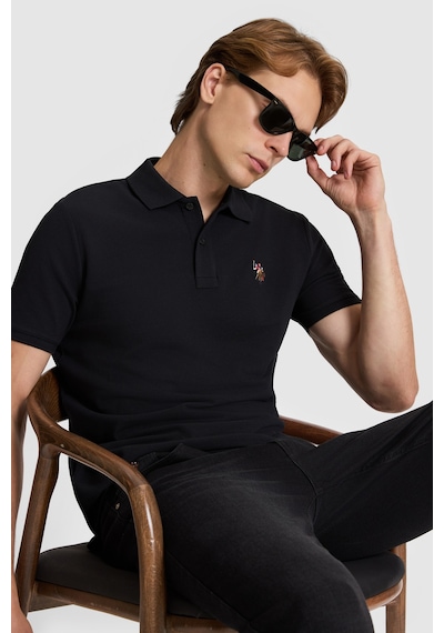 U.S. Polo Assn. U.s. Polo Assn. Erkek Siyah Tişört Basic 50326972-vr046