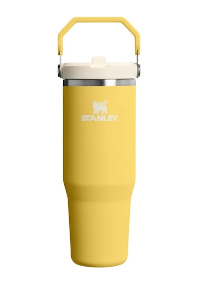 Stanley The Iceflow Flip Straw 0.89 Litre Pipetli Termos Daffodil Sarı
