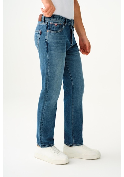 Lf2036186 Simon Straight Fit Erkek Jean Pantolon Dark Wash