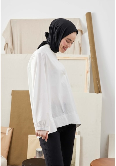Bambu Kraş Eşarp Tesettür Giyim, Hafif, Rahat, Şık, Yüksek Kalite, Hijab, Scarf, Shawl Siyah