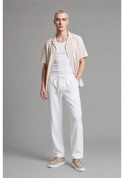 Defacto Premium Wide Leg Pantolon G0855ax26smwt34 Beyaz-wt34