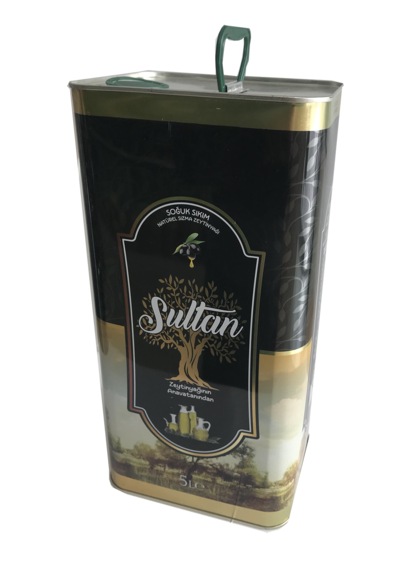Sultan Zeytinyağ Soguk Sıkım Natürel Sızma Zeytinyağı Teneke 5 L