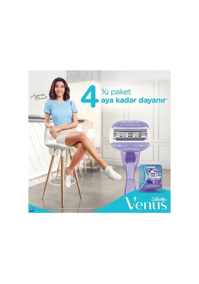 Venüs Comfortglide Breeze 3 Bıçaklı 4 Yedek Başlık
