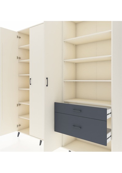 Hyperion Dolap 16 Raflı 2 Çekmeceli 3 Kapaklı 220x44x243 Aytaşı-aytaşı/antrasit Çok Renkli Hyperion Dolap 16 Raflı 2 Çekmeceli 3 Kapaklı 220x44x243 Aytaşı-aytaşı/antrasit Çok Renkli