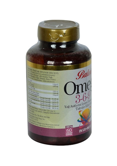 Omega 3-6-9 1585 Mg X 60 Yumuşak Kapsül Epa-18 Dha-12