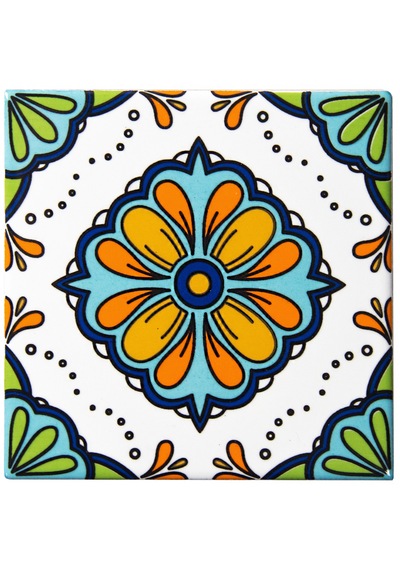 Can Seramik – 10x10 Cm. Cç-93 Kütahya Çini Karo 5'li 1 Paket