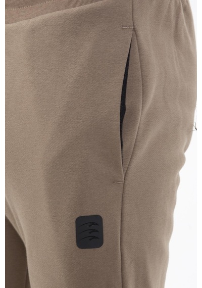 Maraton Sportswear Regular Erkek Ribana Paça Basic Kakao Eşofman Altı 21381-kakao Kahverengi
