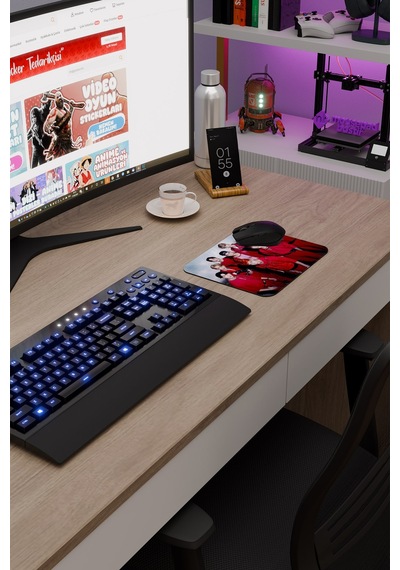 Stray Kids V2 22x18 Gaming Kauçuk Kaymaz Taban Mouse Pad Fare Altlığı