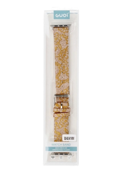 Watch 38mm Creeper Desenli Kordon - Gold İtdark2925