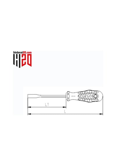 İzeltaş Lokma Uçlu Tornavida 8 MM 4770190080