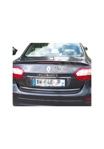 Renault Fluence 2'li Arka Krom Seti Bagaj Çıtası+ Bagaj Alt Çıtası A+ Paslanmaz
