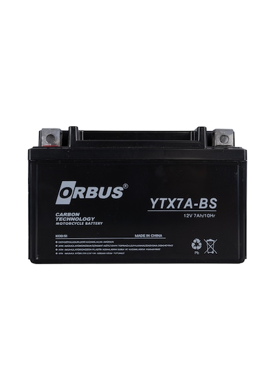 Orbus Ytx7a-bs 12v 7a Motosiklet Aküsü 152 X 88 X 98 Mm 2.5kg