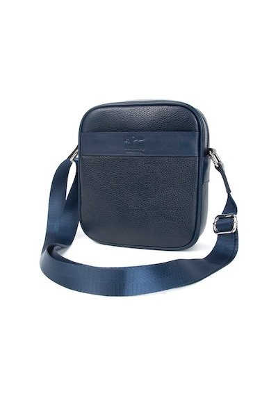 Hakiki Deri Postacı Çanta Lacivert Unisex Kangaroo Kıngdom 8875-L