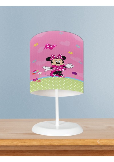 Mekta Home Bebek Ve Çocuk Odası Minnie Maus Desenli Abajur