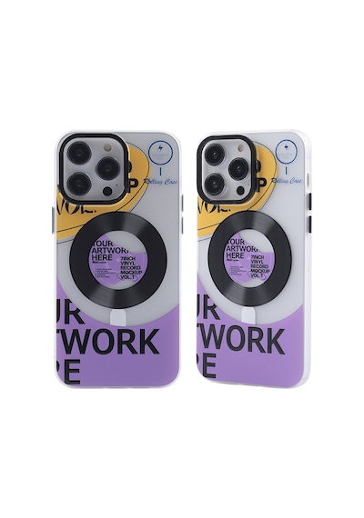 Apple iPhone  Uyumlu,  14 Pro Kılıf Apollo Magneticsafe Desenli Kapak - Apollo Şeffaf - 6