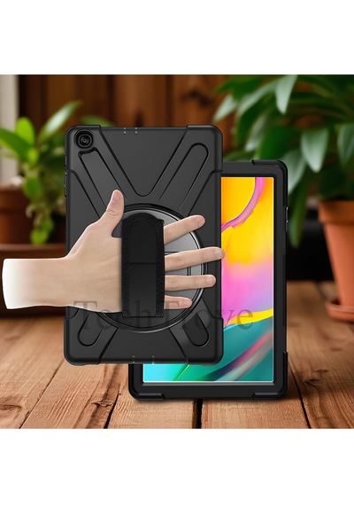 Apple İpad Mini 4 Kılıf Maksimum Korumalı Askılı El Tutamaçlı Kılıf Arka Kapak