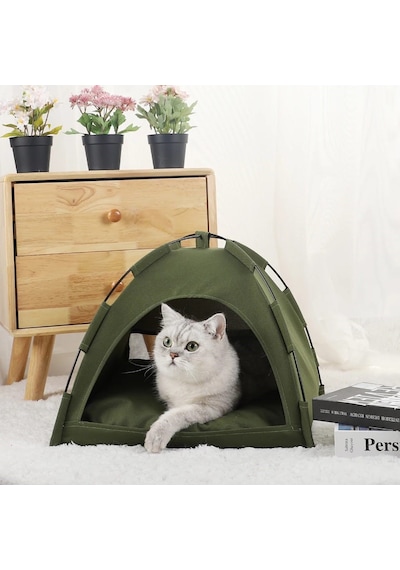 Tineke Kedi Kamp Çadırı Kedi Evi Derin Uyku & Serin Yazlık Evi Medium