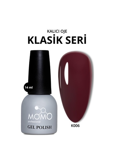 Momo Professional Kalıcı Oje K006 Mürdüm 14 Ml