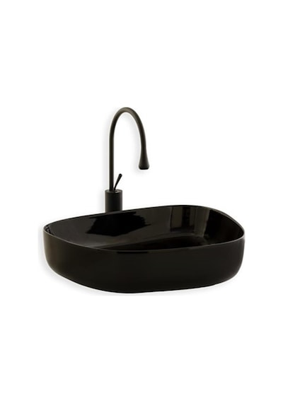 Eva Banyo Lena E-2107S Tezgah Üstü Porselen Lavabo