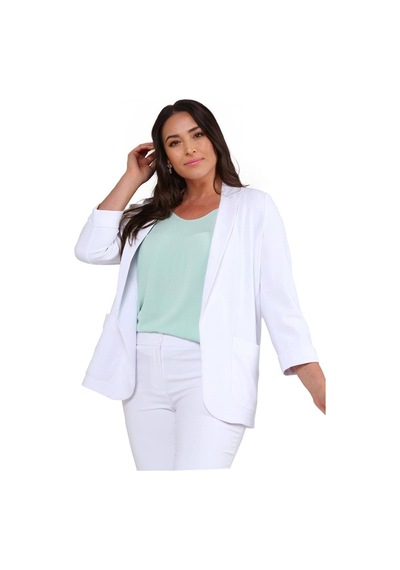 Hanezza Yeni Sarap Rengi Kadın Blazer Ceket Büyük Beden Takım Elbise Uyumlu Beyaz - 5553107 Beyaz Hanezza Yeni Sarap Rengi Kadın Blazer Ceket Büyük Beden Takım Elbise Uyumlu Beyaz - 5553107 Beyaz