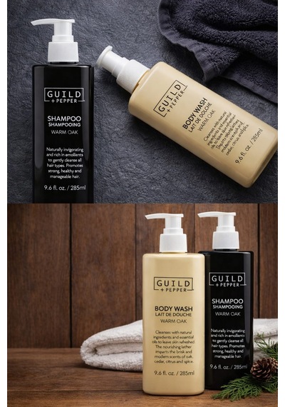 Guild + Pepper Warm Oak Şampuan 285 Ml + Duş Jeli 285 Ml