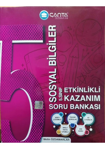 Çanta 5.Sınıf Sosyal Bilgiler Etkinlikli Kazanım Soru Bankası