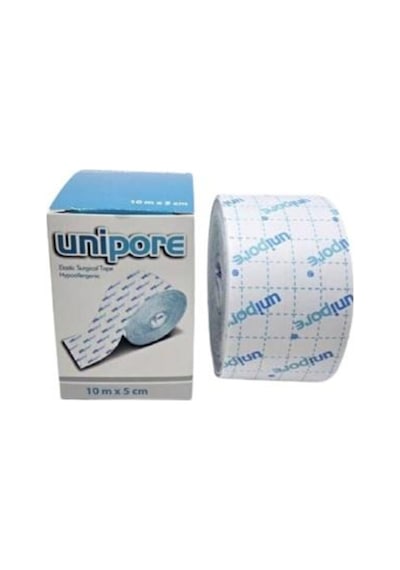 Unipore Fix Esnek Flaster Sabitleme Bandı 10 M x 5 CM 10 Adet