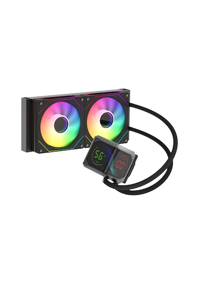 Gamebooster Sıght Pro 240b Argb Curved Ekran 240mm Siyah İşlemci Sıvı Soğutucu Gb-lcs-sp240b
