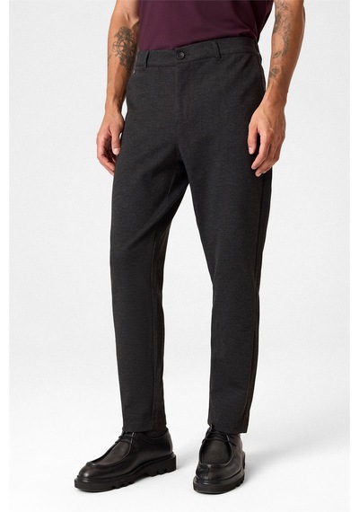 Back And Bond Regular Fit Diagonel Antrasit Jogger Pantolon Çok Renkli