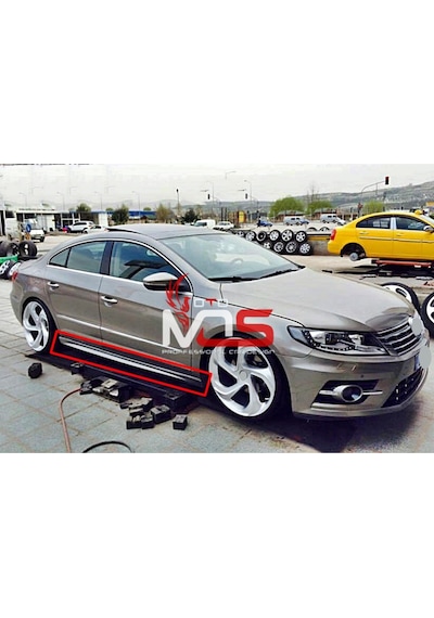 Vw Cc R Marşpiyel Uyumlu Sağ Sol Takım Fiberglass Boyasız