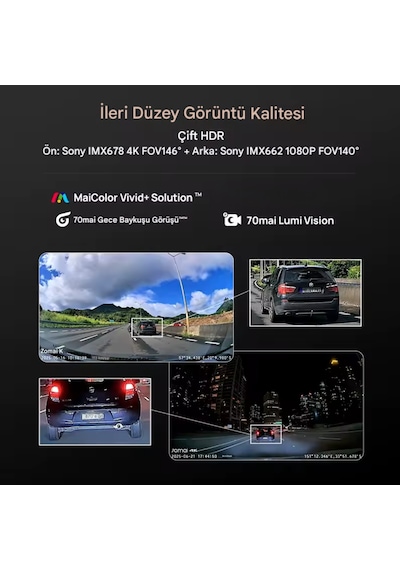 70mai A810s Ön Kamera + Rc24 Arka Kamera