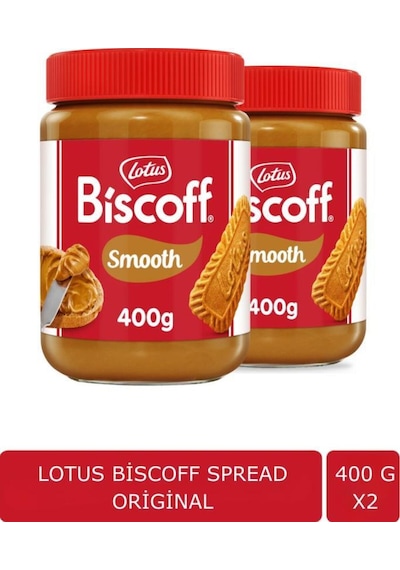 Biscoff Sürülebilir Karamelize Bisküvi Ezmesi - 400 Gr X 2 Adet