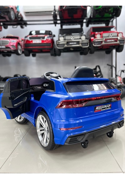 12 Volt İsme Özel Plaka Hediye Akülü Araba 1-5 Yaş Uzaktan Kumandalı Mavi