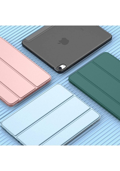Apple Uyumlu iPad Air 6 11 Inç M2 Çip 2024 Tablet Kılıfı İnce Tasarım Smart Cover Standlı Akıllı Kapak Kılıf