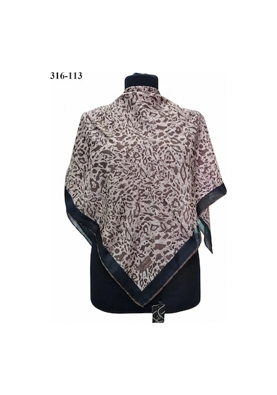 Sharell Desenli Soft Pamuk Eşarp 316-113 Çok Renkli