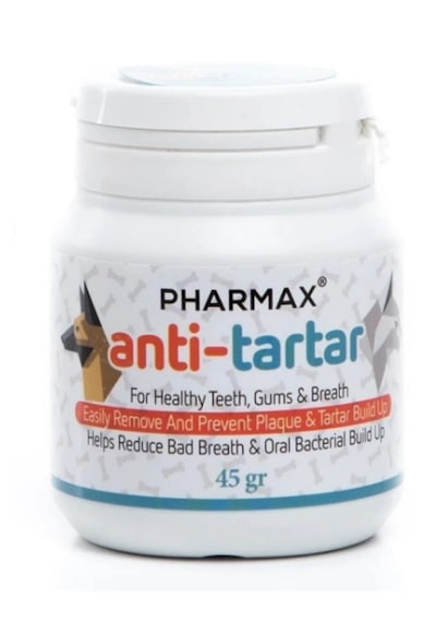 Pharmax tartar 45 Gr Kedi & Köpek Diş Taşı Temizleyici Ve Ağız Kokusu Toz
