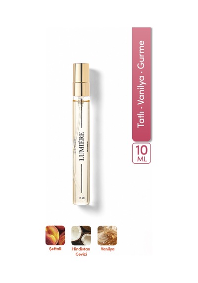 Lumiére Edp Kadın Seyahat Boy Parfüm 10ml Şekerli-vanilya-gurme Narenciye, Müge, Orkide, Misk Meyveli