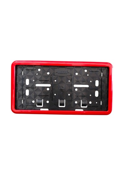 Trobus Dikdörtgen Plaka Altlığı Çerçeveli Plakalık 32x17 Cm 1 Adet Kırmızı