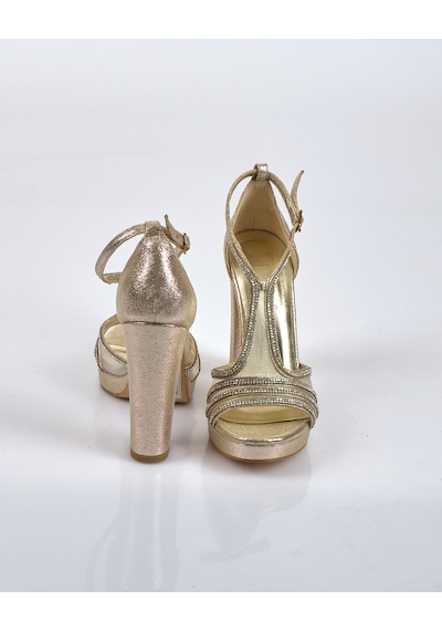 Natty Shoes Altın Kadın Ayakkabı 20119671 001