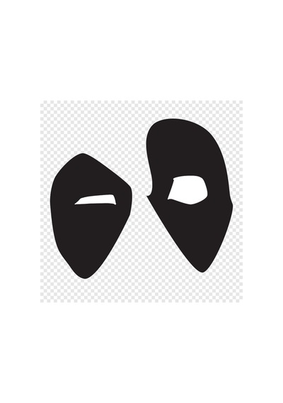 Deadpool Oto Cam Özel Yeni Sticker 20 15 Cm
