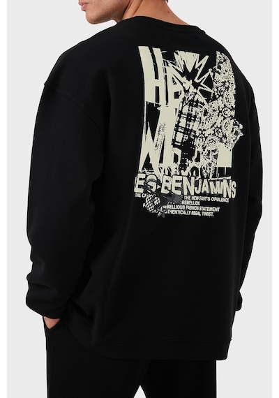 Les Benjamins Erkek Sweat Lb24fweapmusw-001 Siyah Siyah