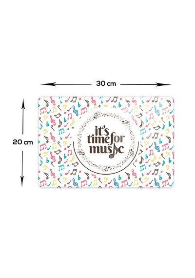 Cam Kesme Tahtası - Cam Kesme Tablası Music Time 20cm X 30cm
