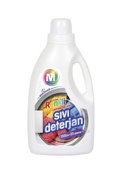 Migros Sıvı Deterjan Renkliler 1500 Ml 5'li Avantaj Paketi Mıchu