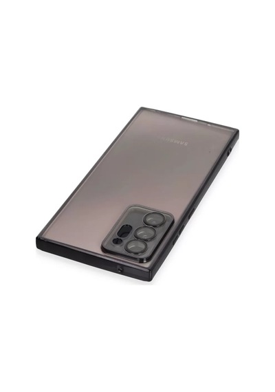 Newface Samsung Galaxy Note 20 Ultra Kılıf Razer Lensli Silikon - Siyah