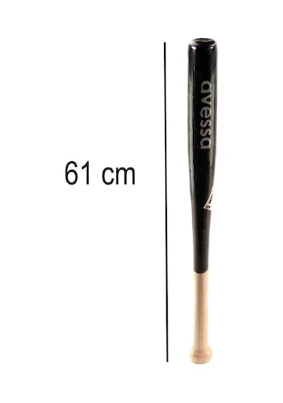 Beyzbol Sopası  61 Cm Dişbudak Ağacından Kırılmaz Siyah