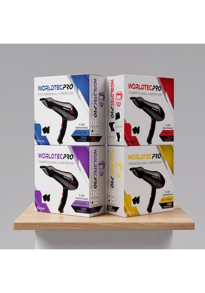 Worldtec 2200 W Turbo Profesyonel Kuaför Fön & Saç Kurutma Makinesi