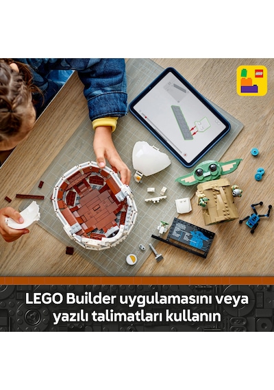 LEGO® Star Wars: The Mandalorian™ Uçan Bebek Arabalı Grogu™ 75403 - 10 Yaş ve Üzeri Çocuklar için Yaratıcı Oyuncak Yapım Seti (1048 Parça) LEGO® Star Wars: The Mandalorian™ Uçan Bebek Arabalı Grogu™ 75403 - 10 Yaş ve Üzeri Çocuklar için Yaratıcı Oyuncak Yapım Seti (1048 Parça)